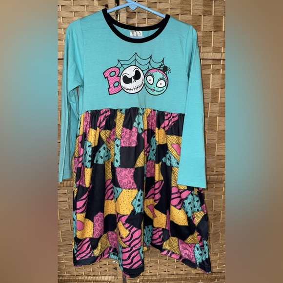 Colorful Halloween Long Sleeve Dress - Picture 1 of 1